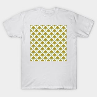 Mid Century Modern Hexagons T-Shirt